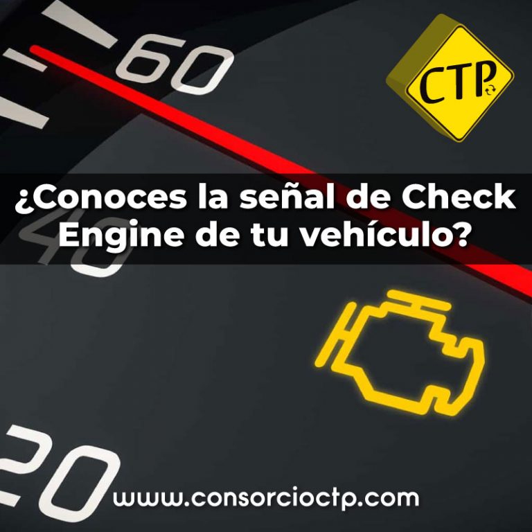 ¿Qué significa la señal Check Engine? CTP